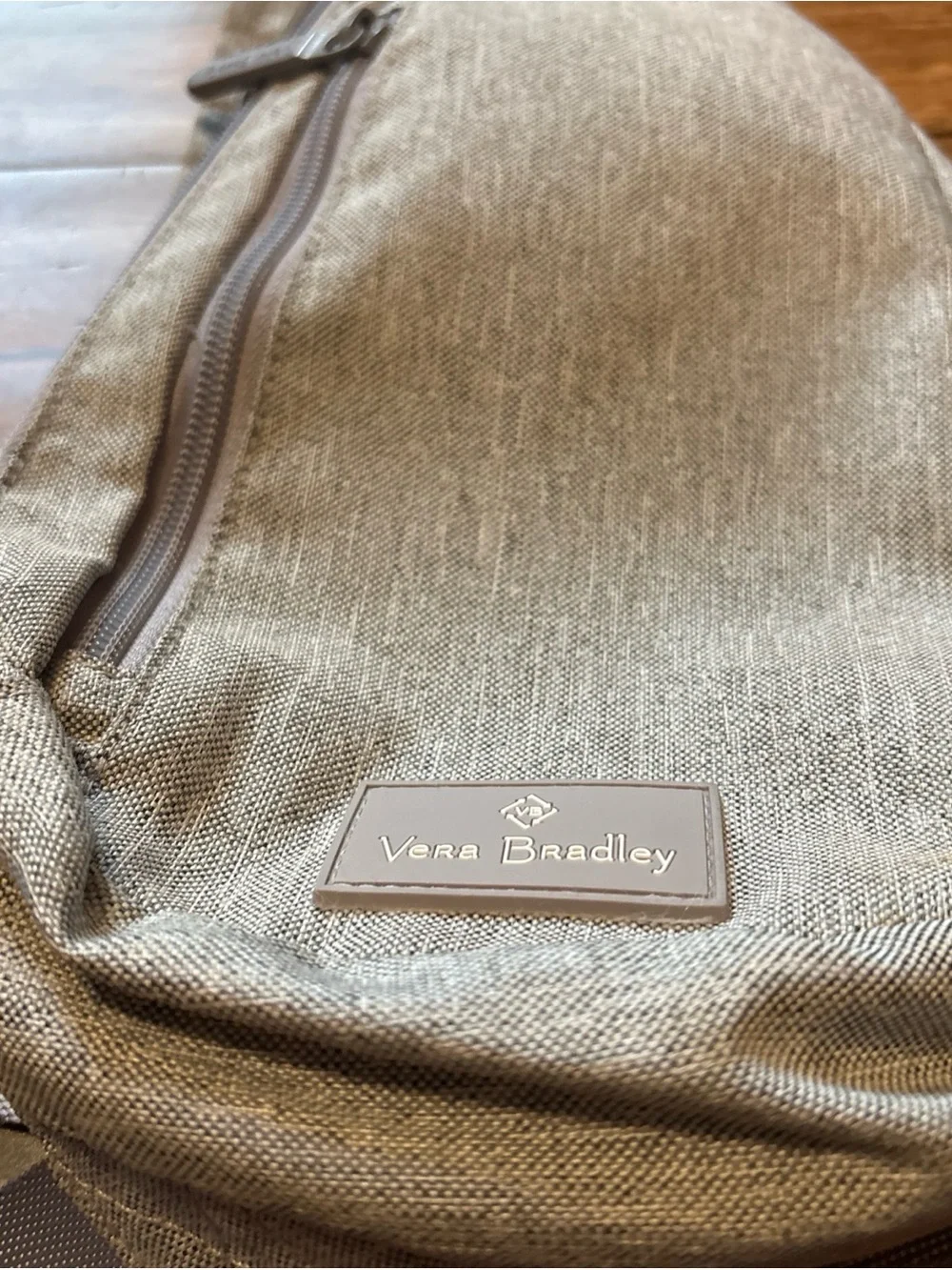 Vera Bradley Lighten Up Essential Sling Backpack Heather Gray - Picture 3 of 8